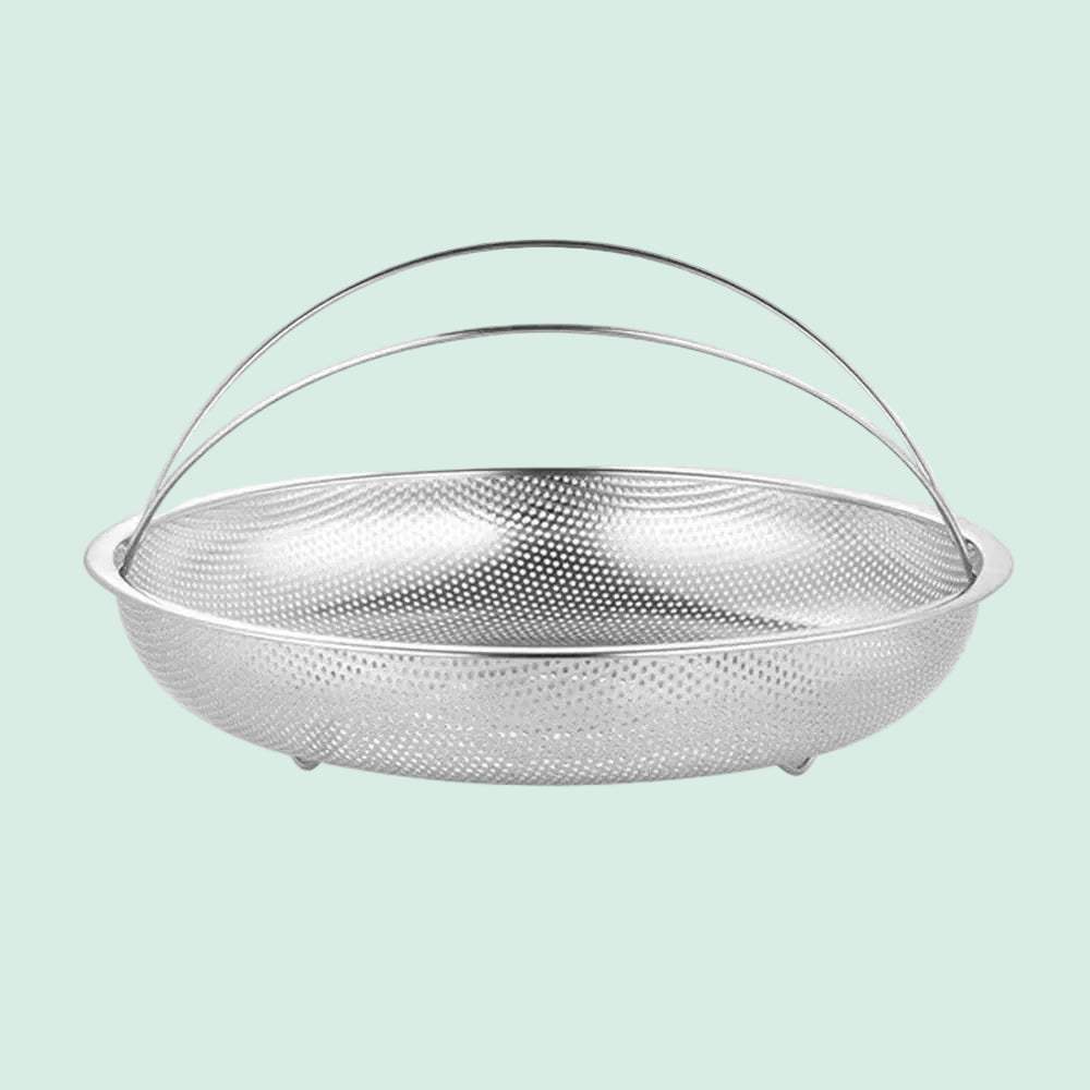 Stainless Steel Steamer Basket with Handle