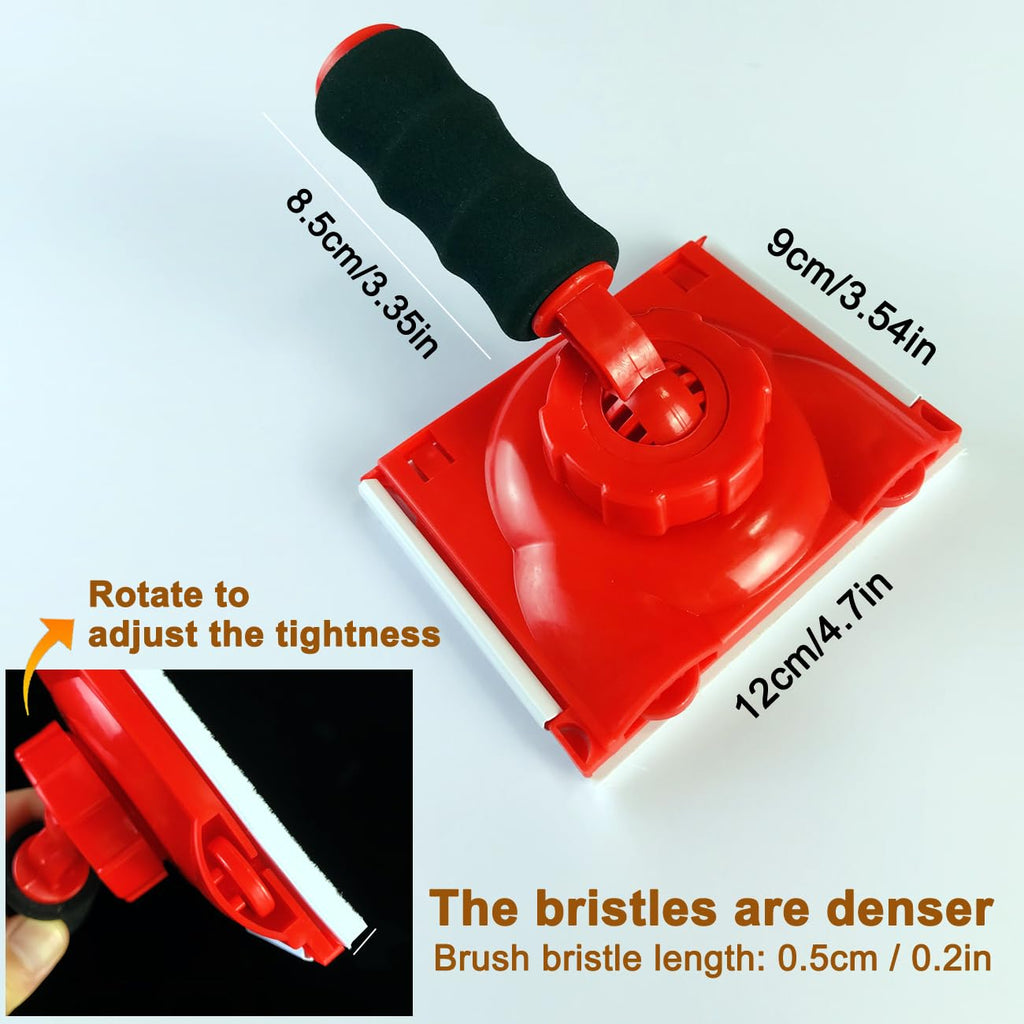 Professional Latex Paint Edger Brush with Two Replace Pads