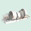 Expandable Pot Organizer Rack for Pots Pans & Lids