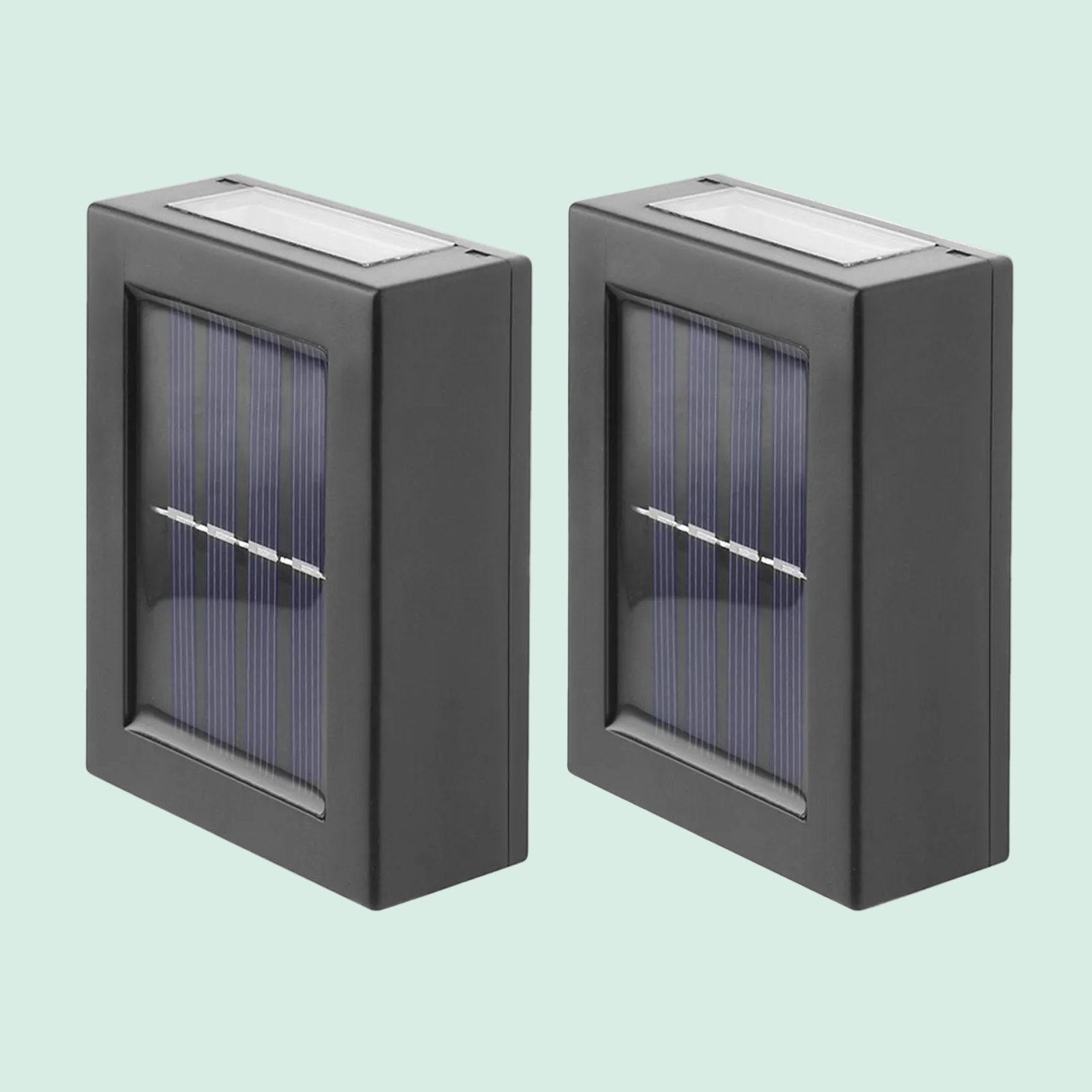 Waterproof Solar Powered Outdoor Patio Wall Decor Light (2PCS)
