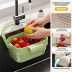 Upgrade Foldable Hanging Sink Drain Basket
