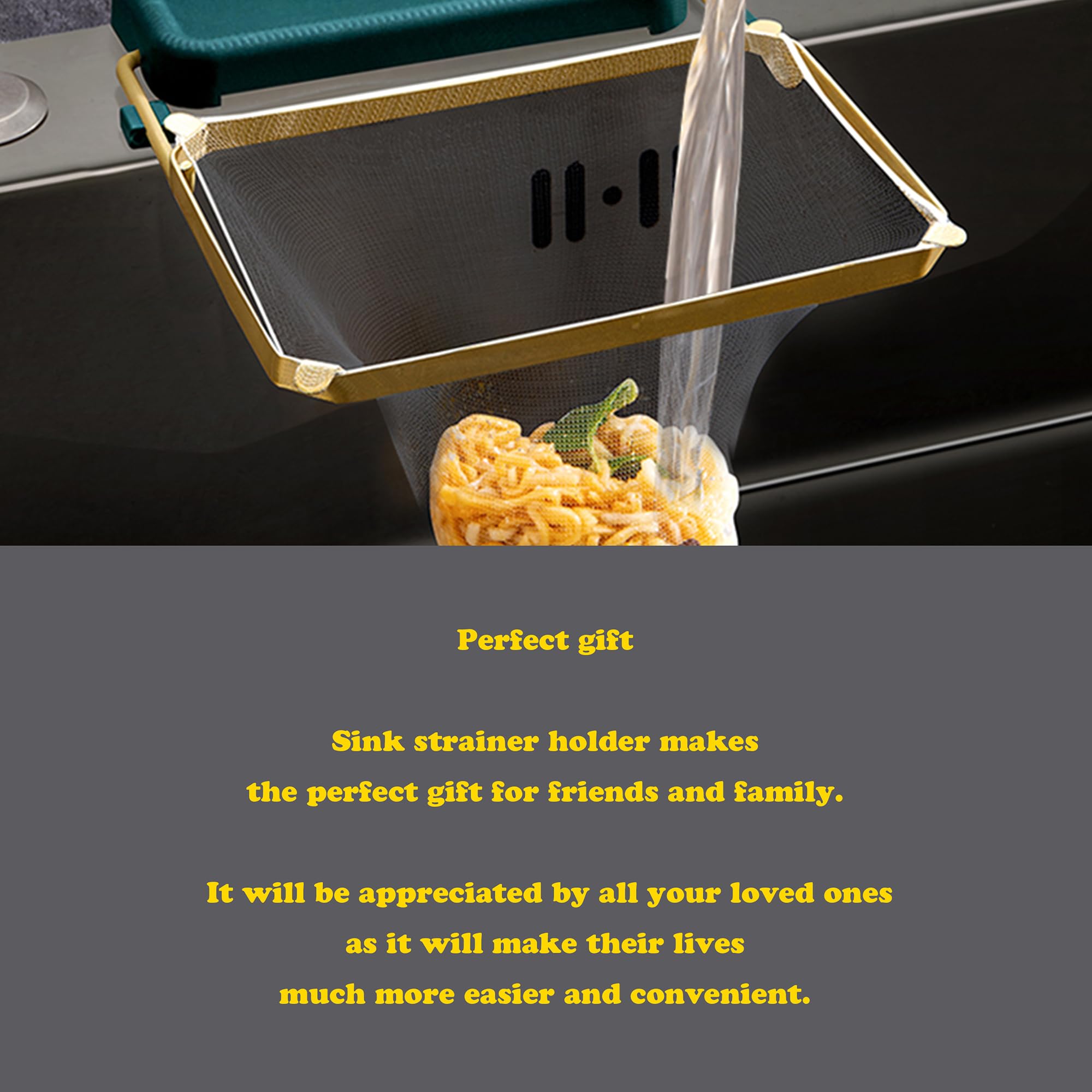 Kitchen Residue Filter Screen Holder (Includes 100 nets)
