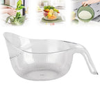 Acrylic Rice Washing & Drain Basket