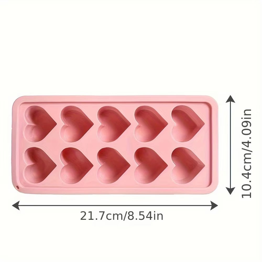 Heart-shaped Ice Cube Mold Multifunctional for Pudding Candy