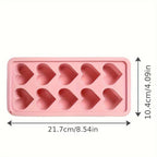 Heart-shaped Ice Cube Mold Multifunctional for Pudding Candy