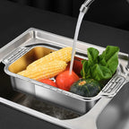 Stainless Steel Expandable Sink Colander Basket