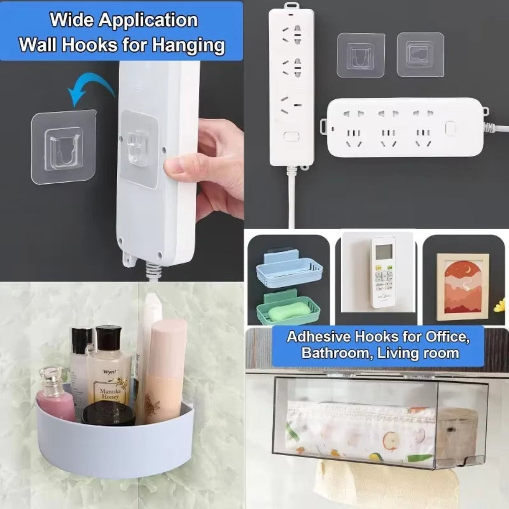 Double-Sided Adhesive Wall Hooks