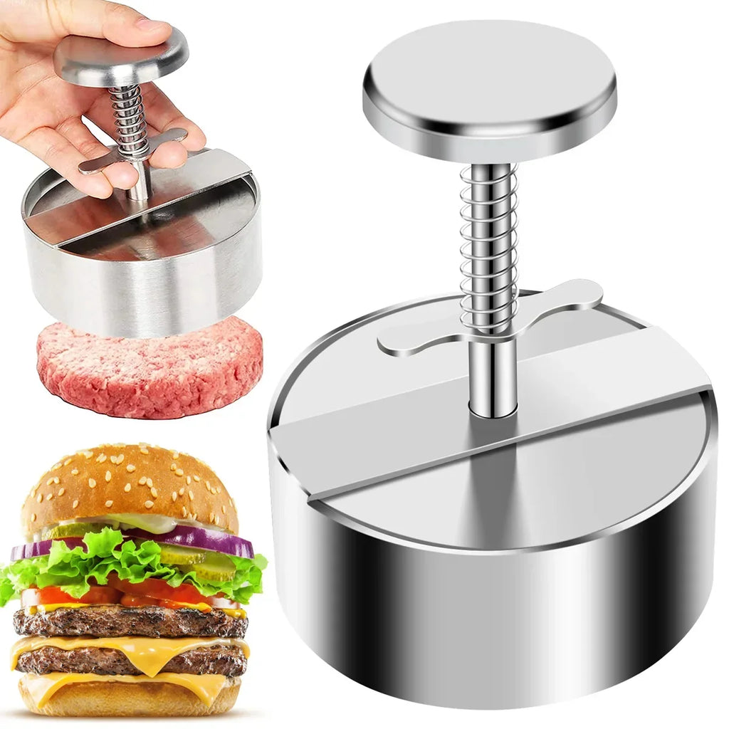 Stainless Steel Burger Press