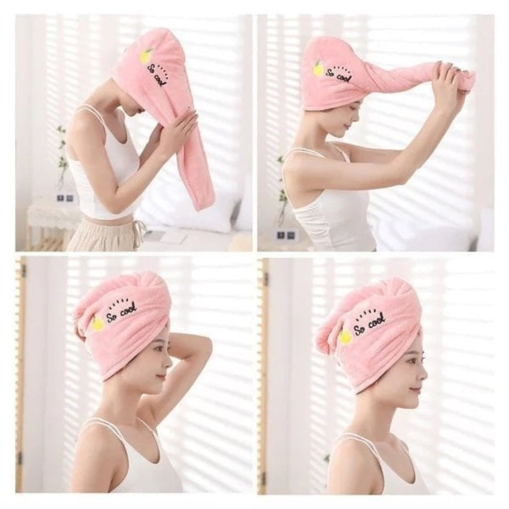 Dry Hair Towel, Shower Caps for Girls and Women