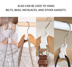 Space-Saving Clothes Hanger Connector Hooks