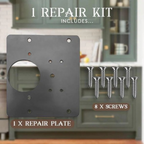 Hinge Repair Kit, Upgraded Cabinet Hinge Repair Plate Kit
