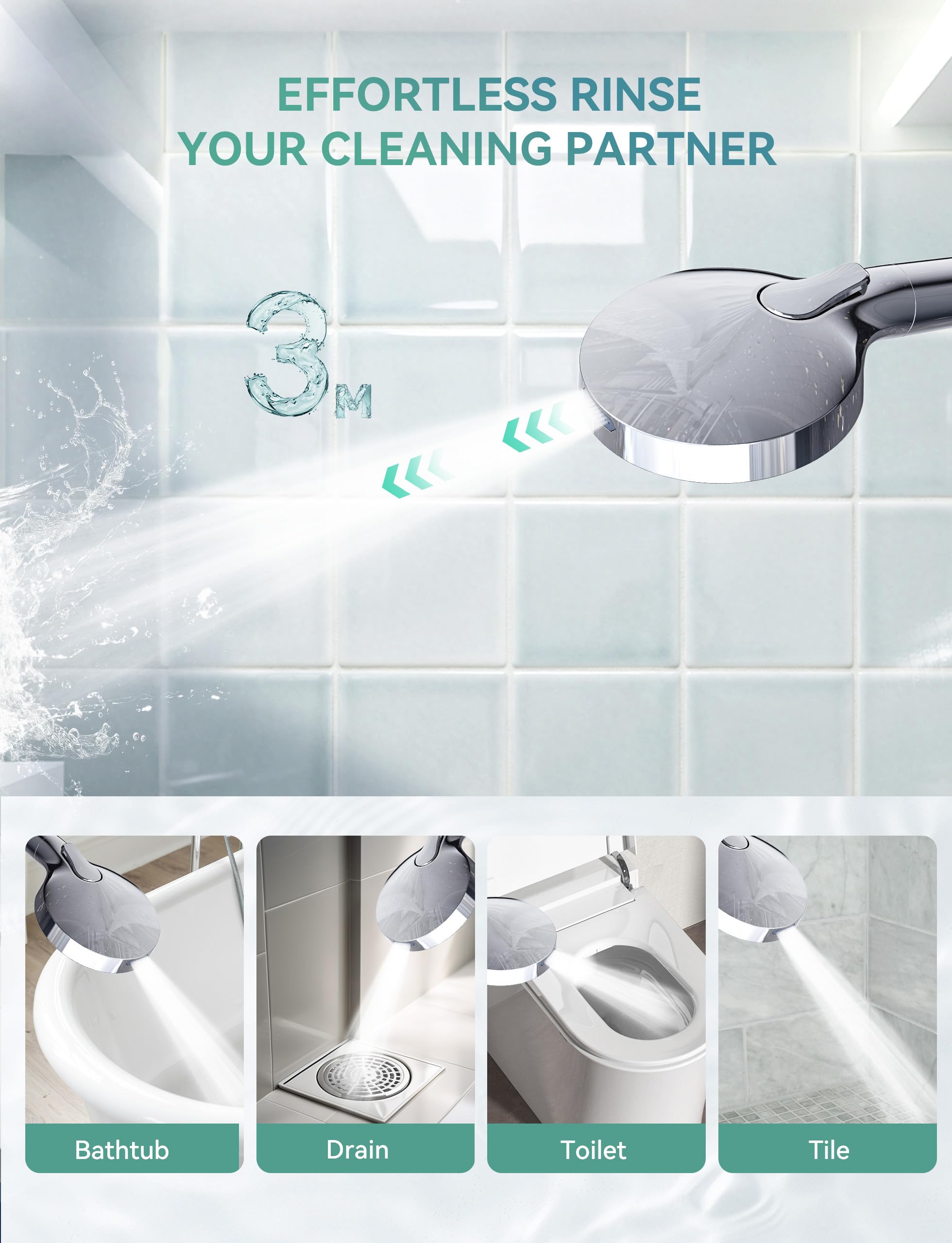 Magichome Filtered Shower Head with Handheld