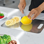 3PCS Stainless Steel Cutting Board Set for Kitchen
