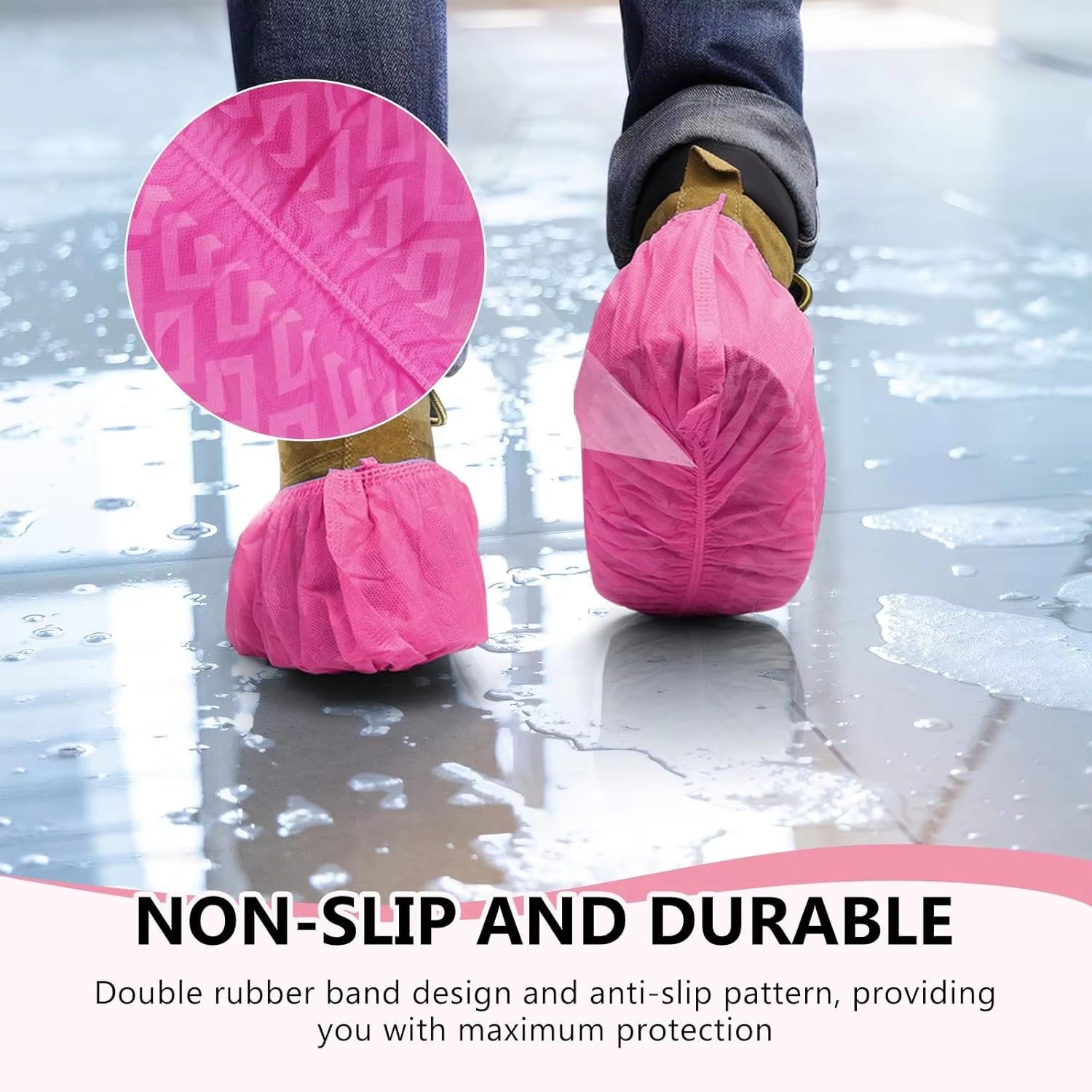 Disposable Non-Slip Non-Woven Shoe Covers