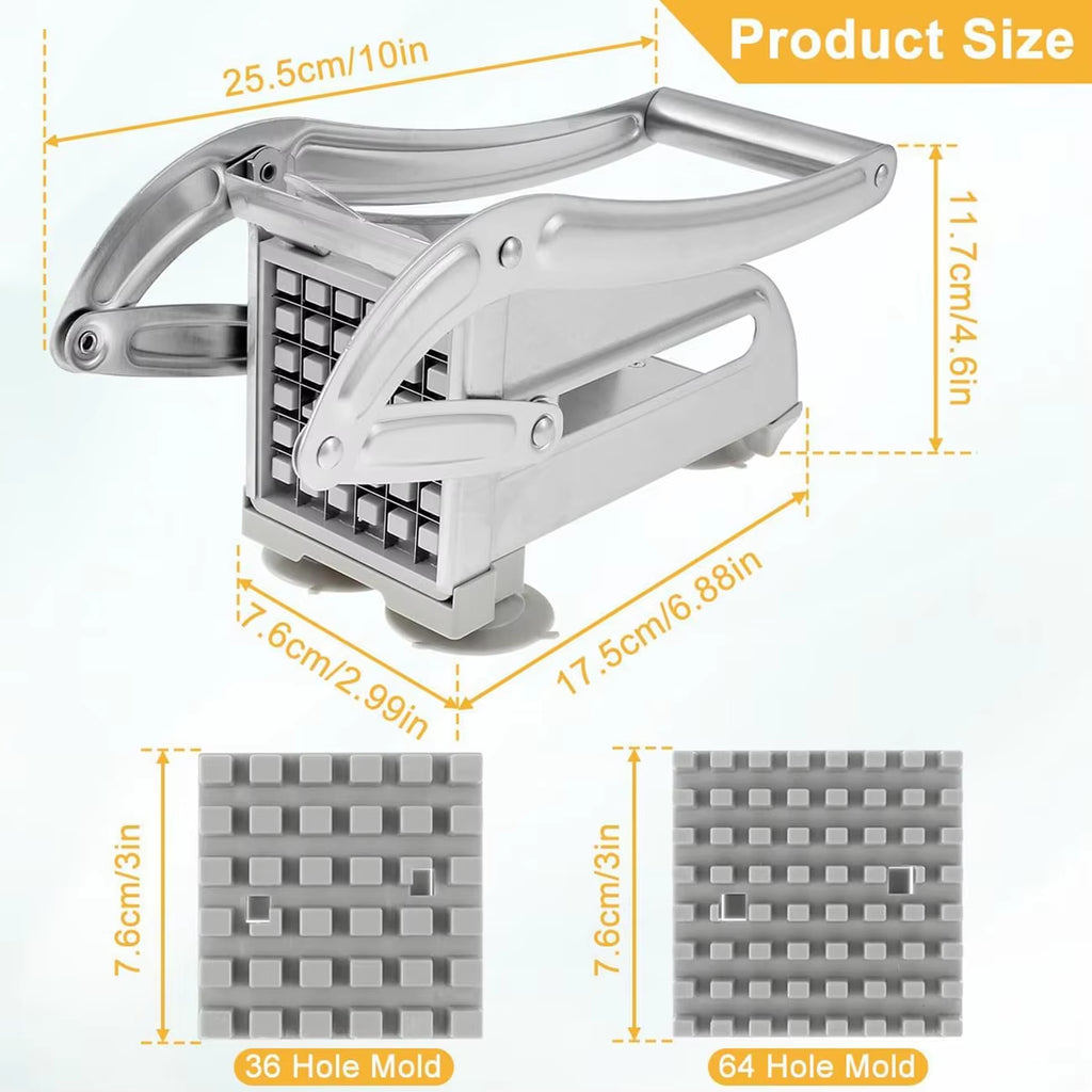 Stainless Steel French Fries Cutter Potato Slicer