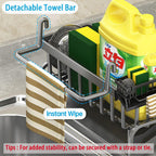 Kitchen Sink Sponge Holder Cleaning Tools Storage