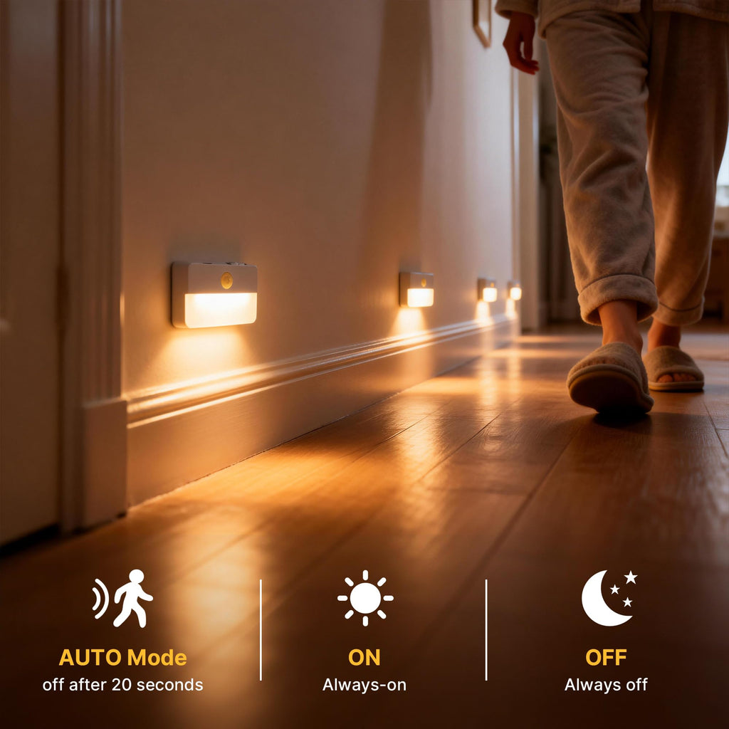 Motion Sensor Stair Light for Indoor (3PCS)