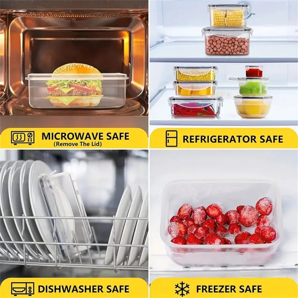 12PCS BPA-Free Food Storage Containers Set