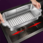Stainless Steel Expandable Sink Colander Basket