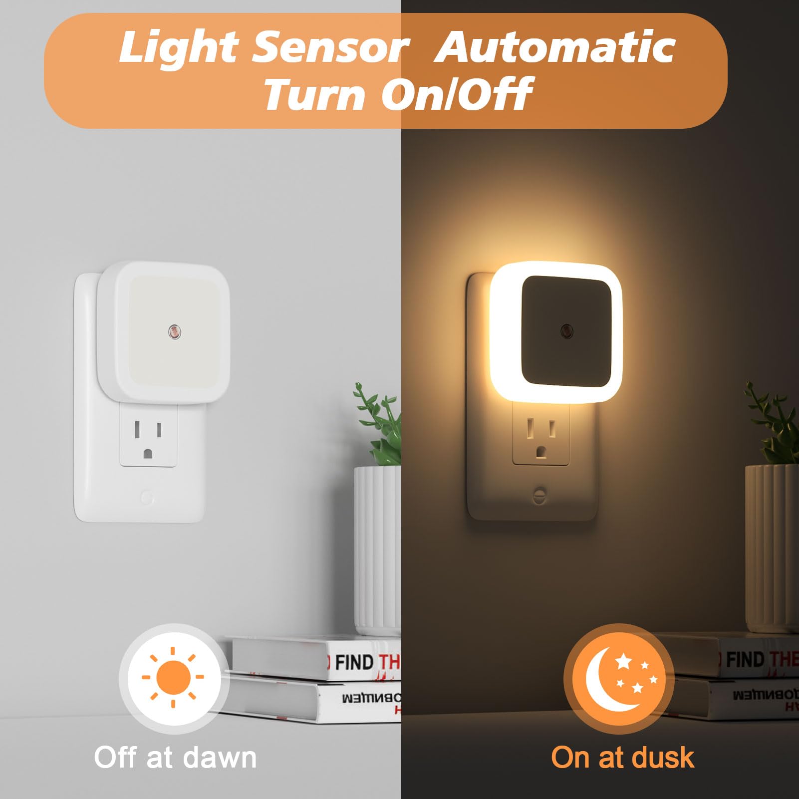 Night Light, Night Lights Plug into Wall 8 Pack
