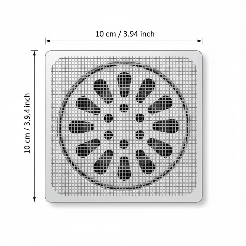 Shower Drain Hair Catcher Mesh Stickers