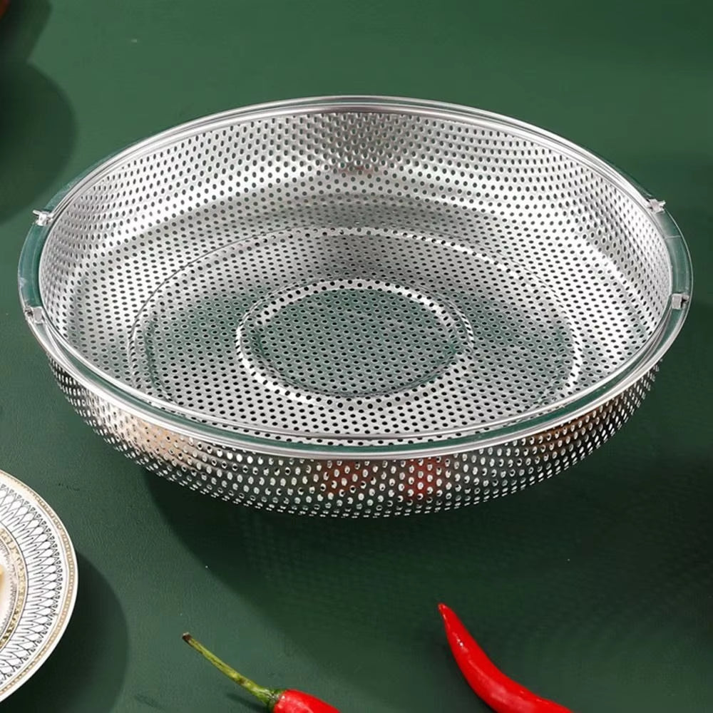 Stainless Steel Steamer Basket with Handle