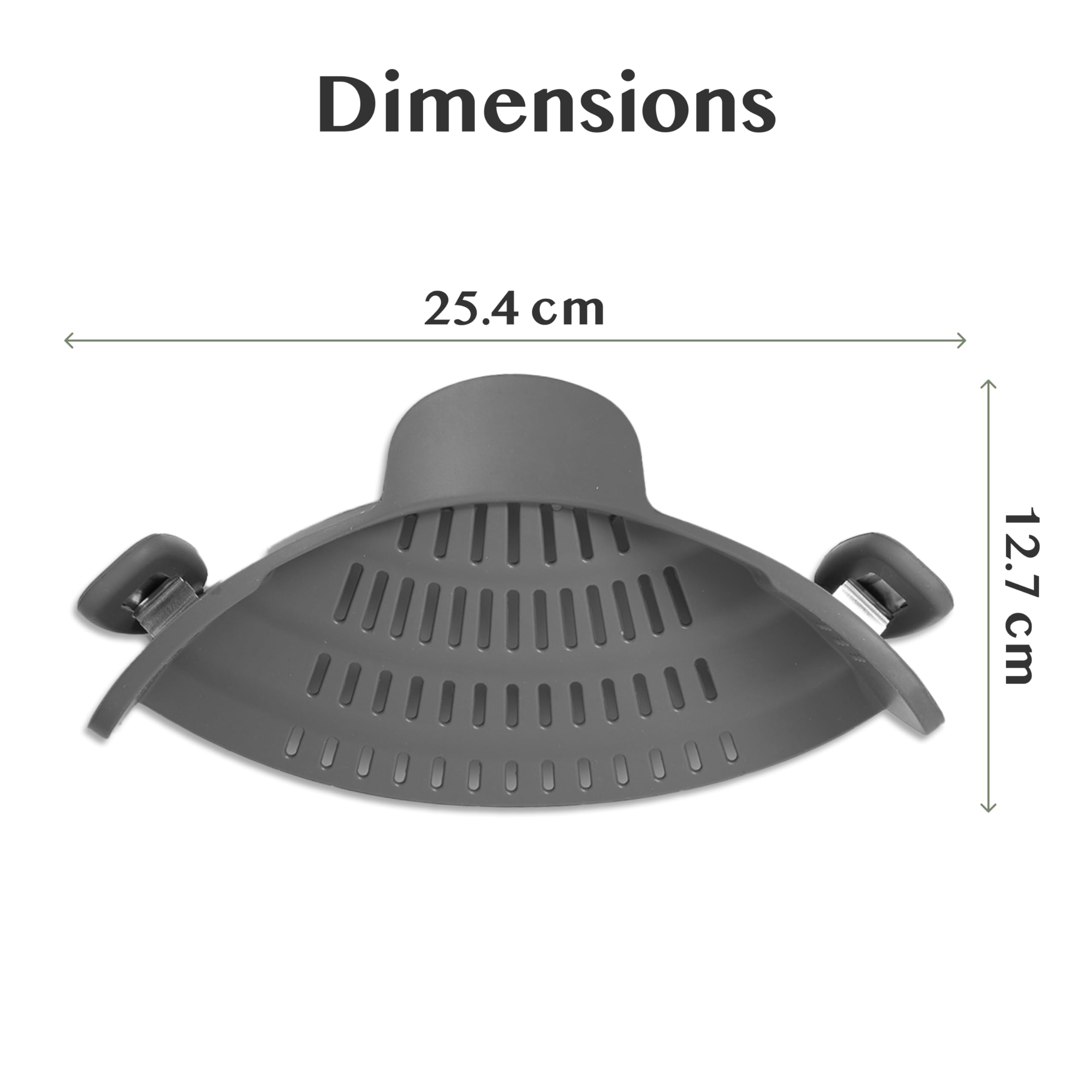 Silicone Pasta Strainer Clip-On for Pots and Pans