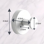 4PCS Suction Cup Shower Hooks Stainless Steel