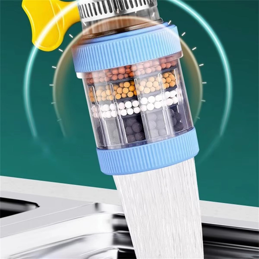Universal 6-Layer Rotating Faucet Filter Water Purifier