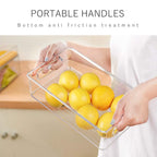 6PCS Stackable Refrigerator Organizer Bins