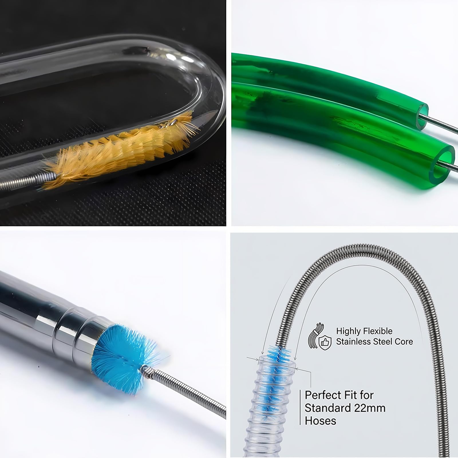 67" Flexible Drain Brush Set