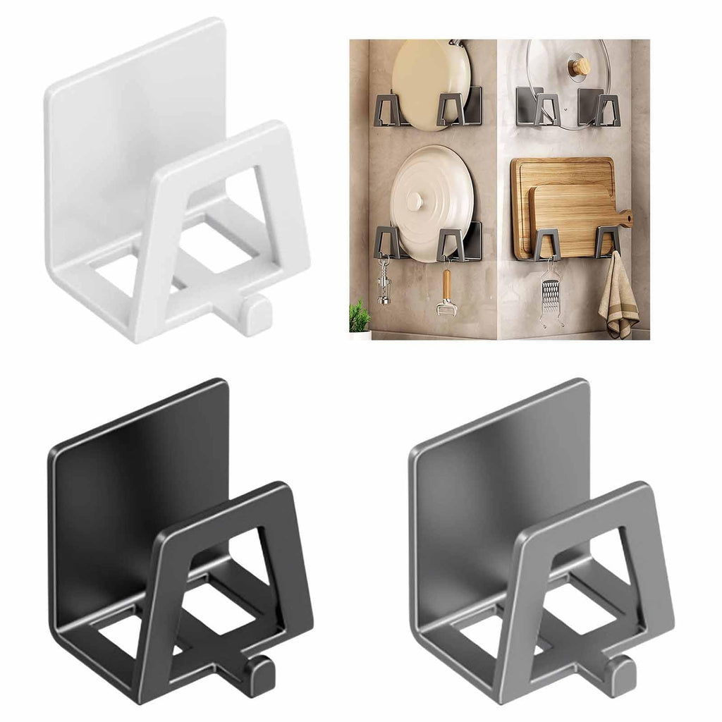 Adhesive Sink Caddy Sponge Holder & Drain Rack (4PCS)