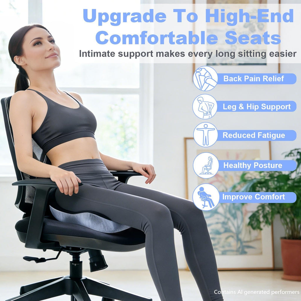 Non-Slip Memory Foam Seat