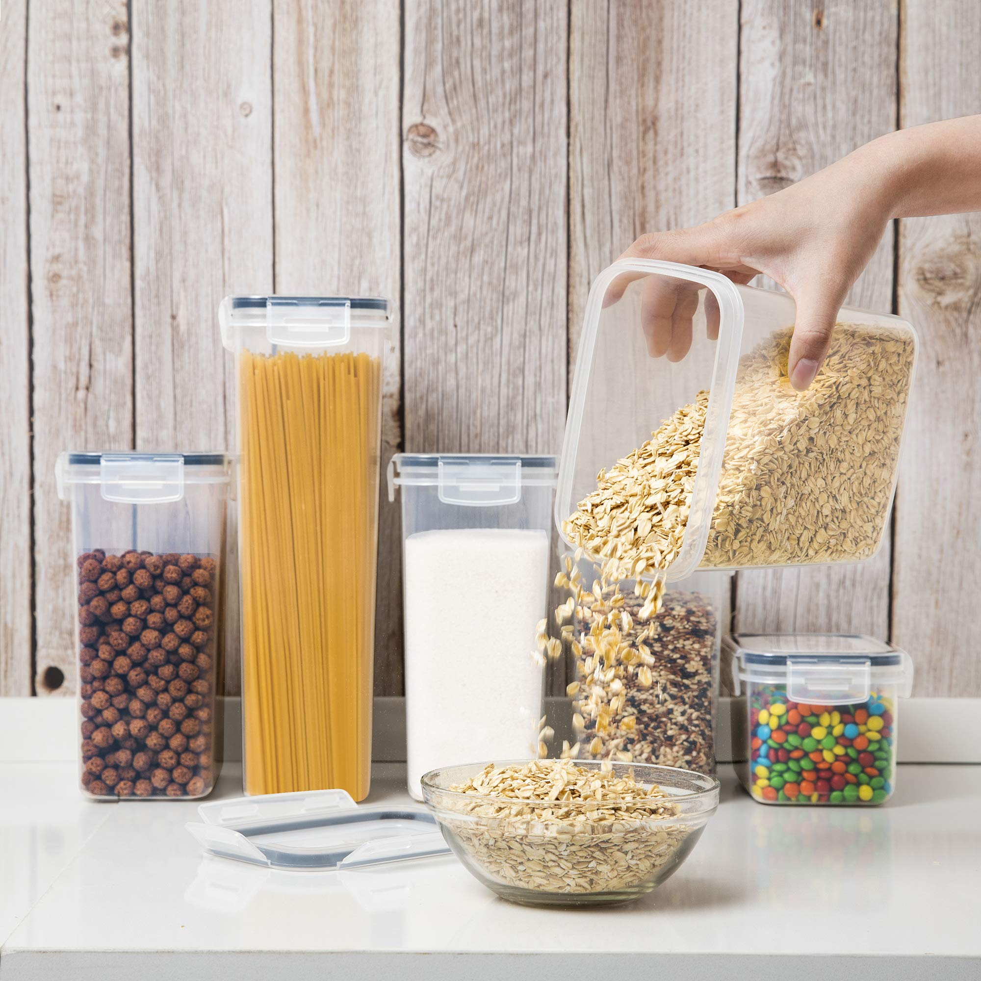 Food Containers Set BPA Free Plastic Airtight Storage Box (7pcs)