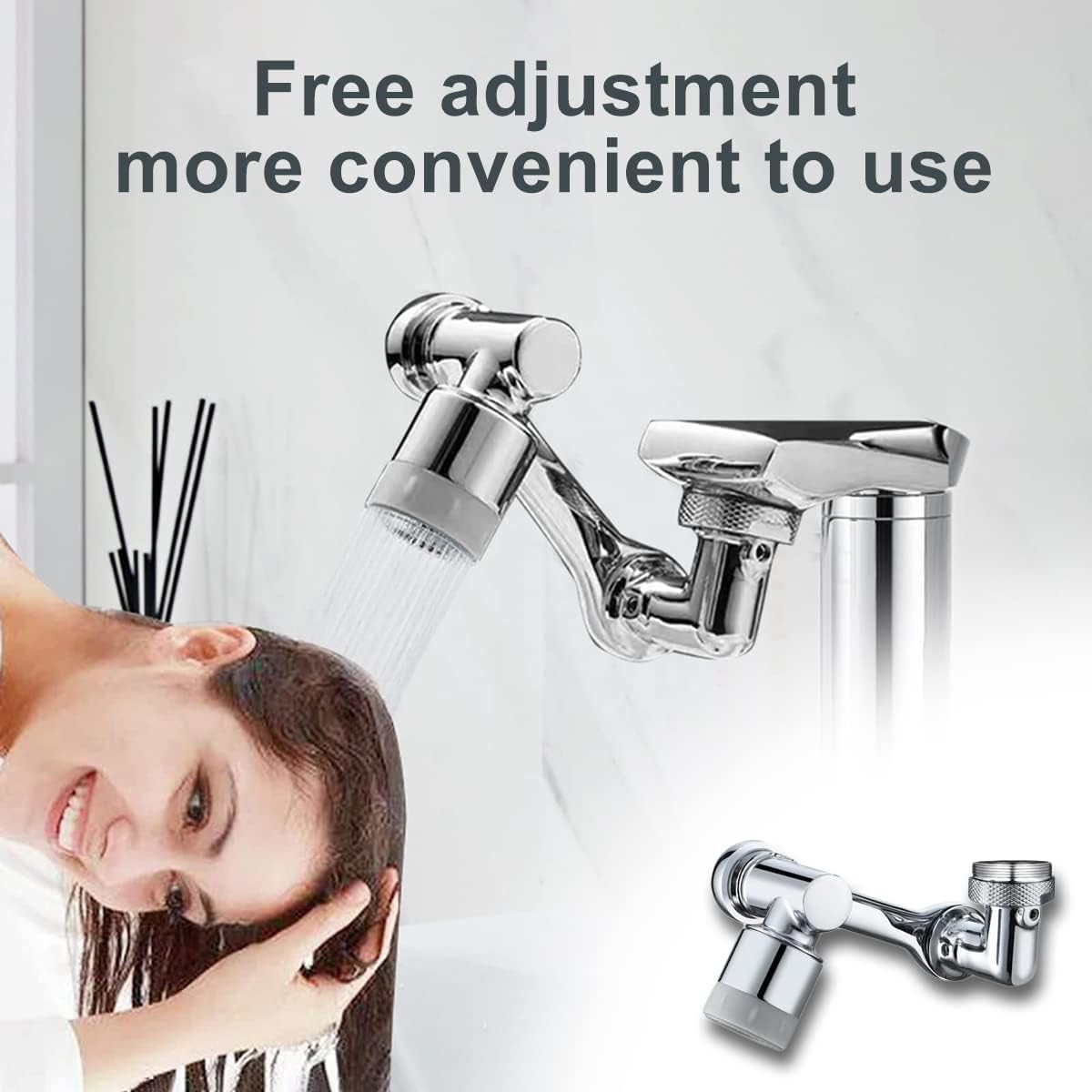 Universal 1080° Rotating Faucet Extender Aerator