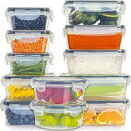 12PCS BPA-Free Food Storage Containers Set