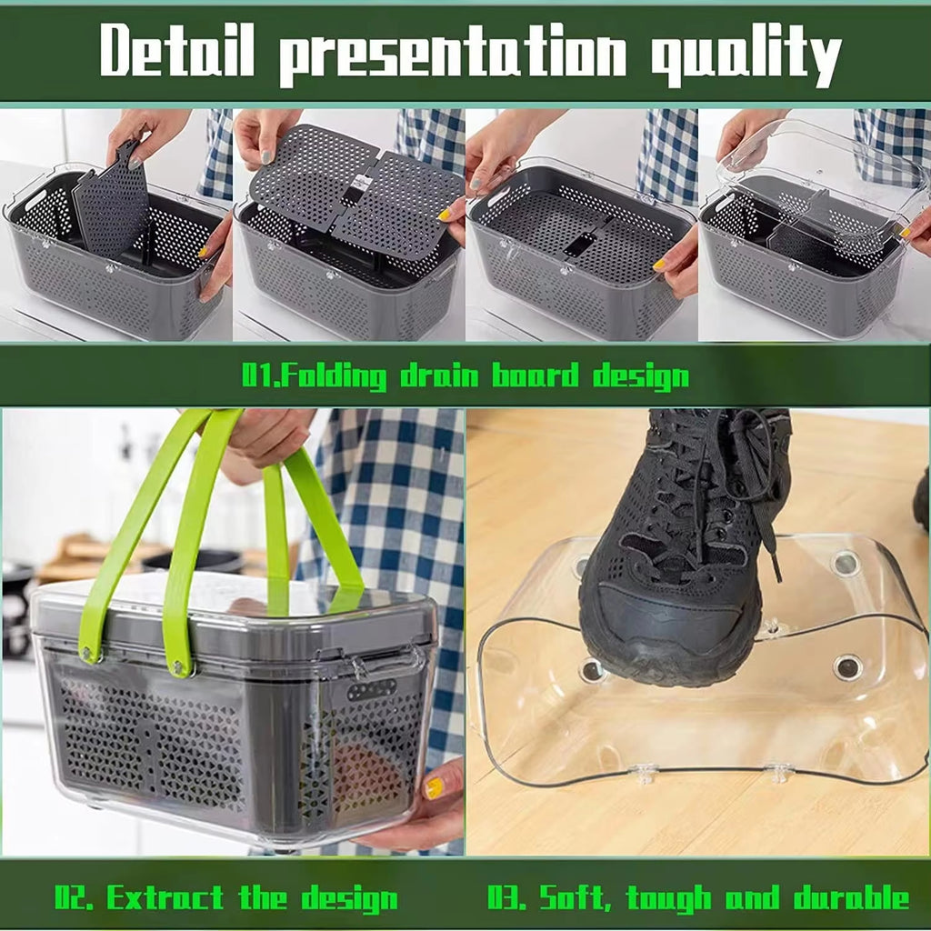22-in-1 Vegetable Chopper Adjustable Slicer Cutter