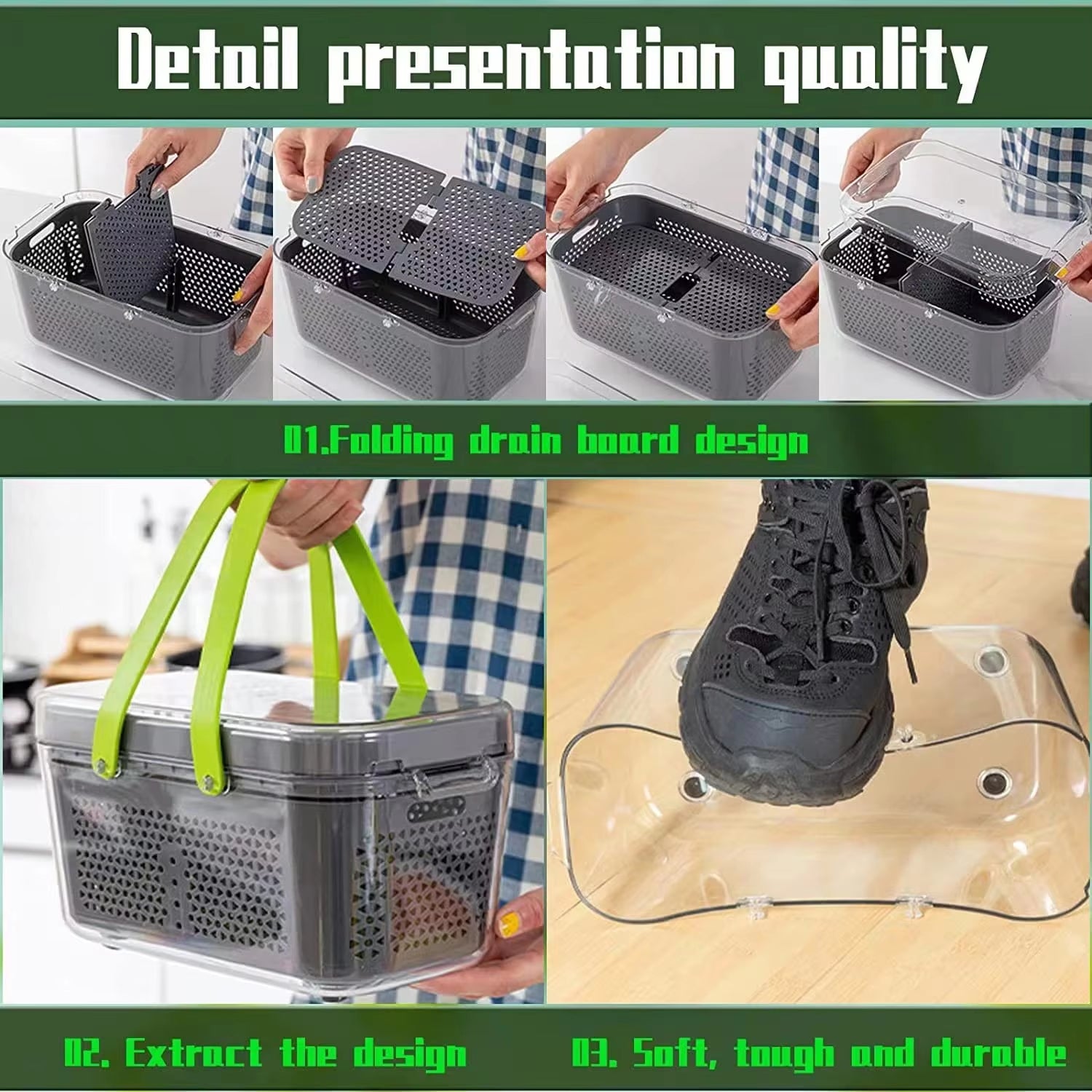 22-in-1 Vegetable Chopper Adjustable Slicer Cutter