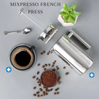 Stainless Steel French Press Coffee Maker Double Wall