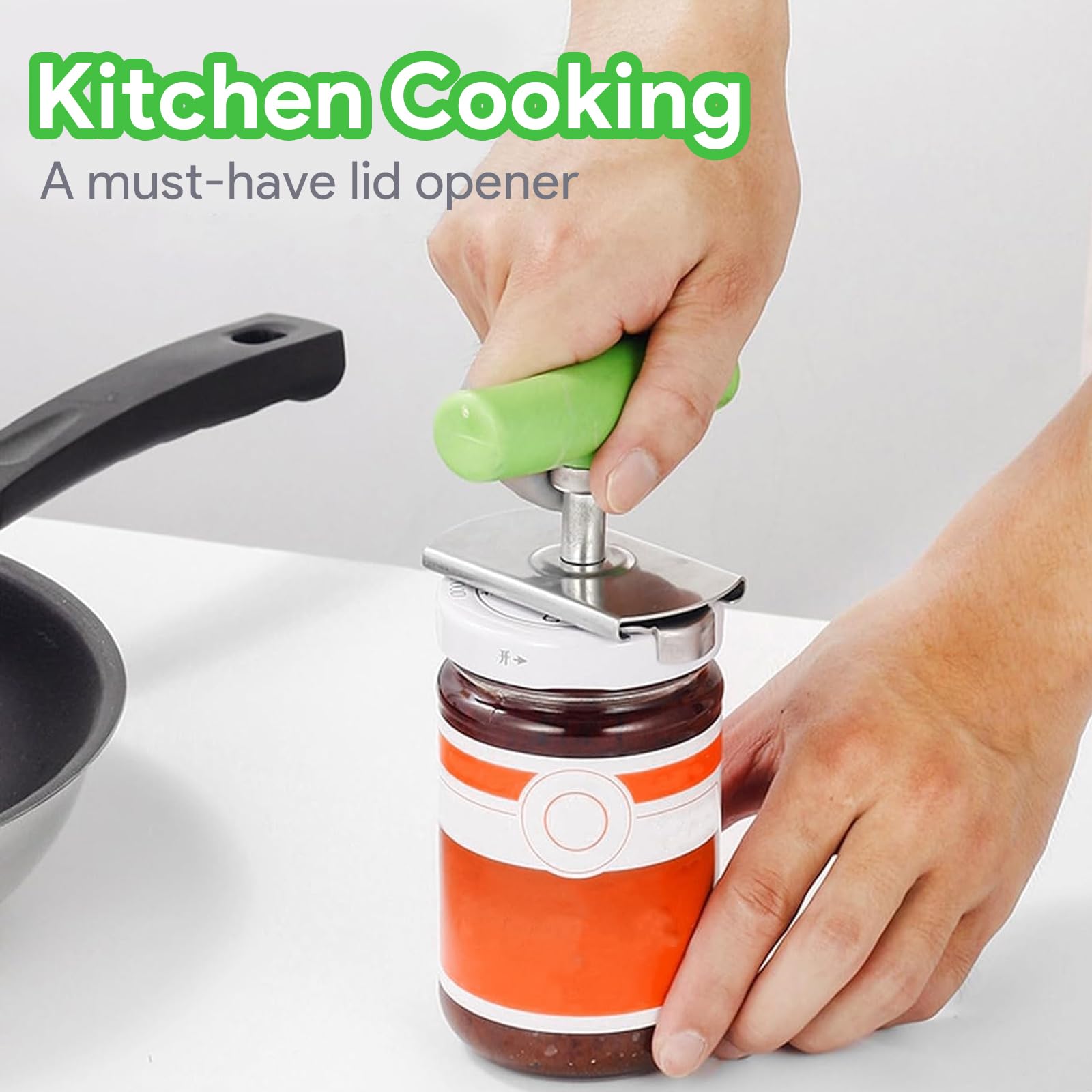 2PCS Jar & Bottle Opener for Weak Hands