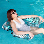 Inflatable Water Hammock Floating Pool Lounger