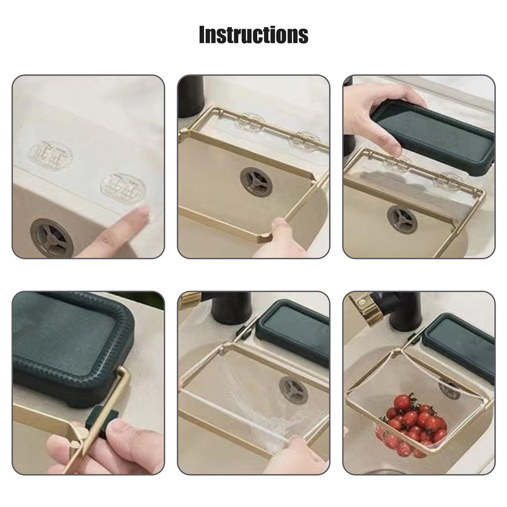 Kitchen Residue Filter Screen Holder (Includes 100 nets)