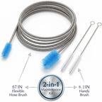 67" Flexible Drain Brush Set