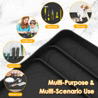 Under Sink Waterproof Silicone Mat with Drain Hole