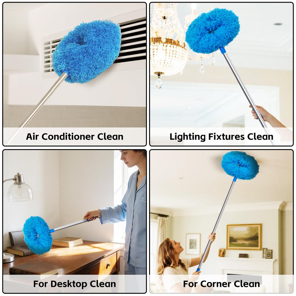 Extendable Feather Duster for Home Cleaning