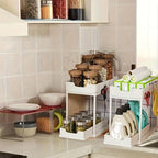 Double Layer Pull-Out Under Sink Storage Organizer