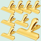 8PCS Stainless Steel Chip Bag Clips Airtight Food Sealing Clips