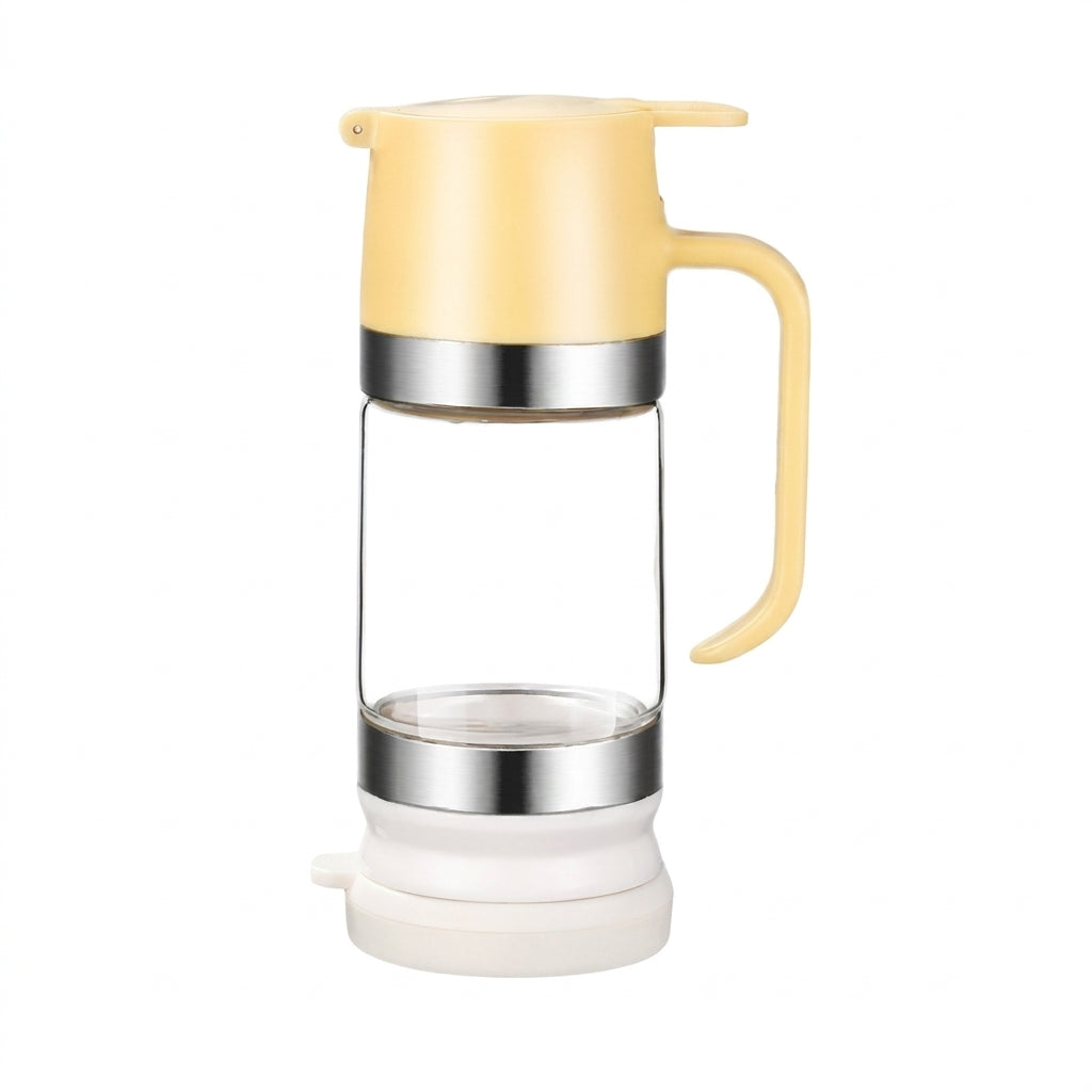 Durable 300 ML Glass Honey Dispenser with Handle