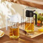 2 in 1 Olive Oil Dispenser Bottle for Kitchen Gadgets
