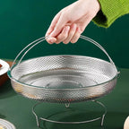 Stainless Steel Steamer Basket with Handle